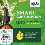 Wild & Organic actée noire gouttes — dosage quotidien simple
