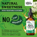 Wild & Organic actée noire gouttes — sans alcool pour une digestion facile