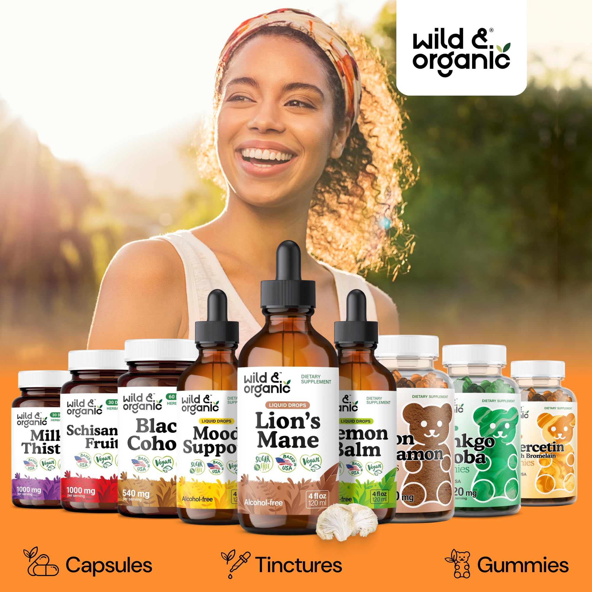 Wild & Organic flacon discret prêt à être intégré à la routine quotidienne.