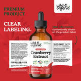 Étiquette claire Wild & Organic produit bénéfices et utilisation