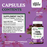Wild & Organic etiquette sans additifs – lisibilité et transparence du produit.