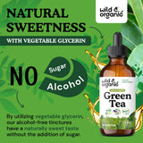 Wild & Organic Extrait thé vert: sans alcool et ingrédients naturels