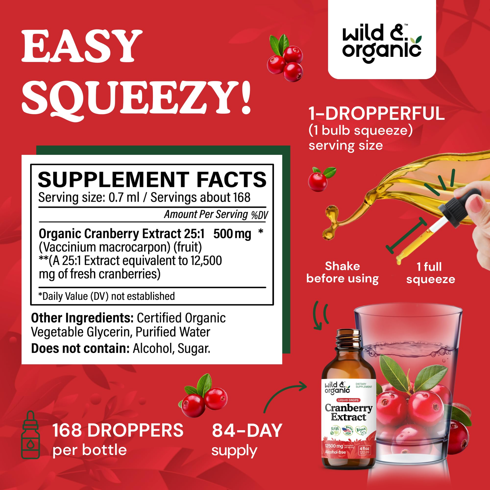 Formule végan Wild & Organic sans OGM et additifs