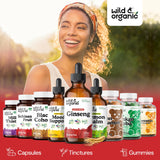 Wild & Organic ginseng rouge sans sucre ajouté, douceur naturelle et équilibre possible.