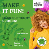 Gommes Wild & Organic, prise quotidienne facile à intégrer.