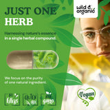 Wild & Organic Gotu Kola — fiche des ingrédients, formule végan et sans additifs artificiels.