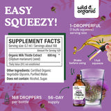Gouttes Wild & Organic Milk Thistle goût naturellement sucré