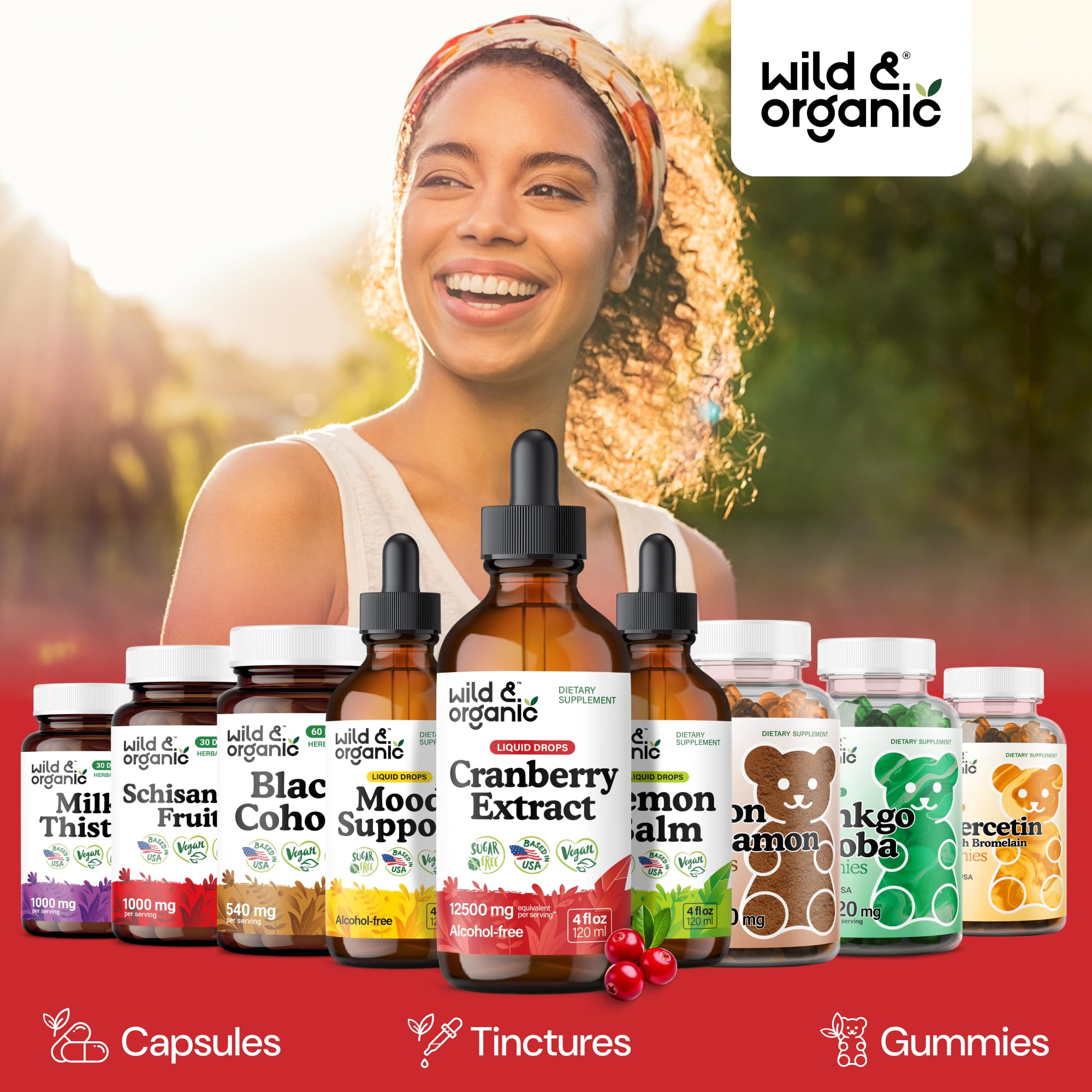 Saveur naturelle sans sucre ajouté Wild & Organic
