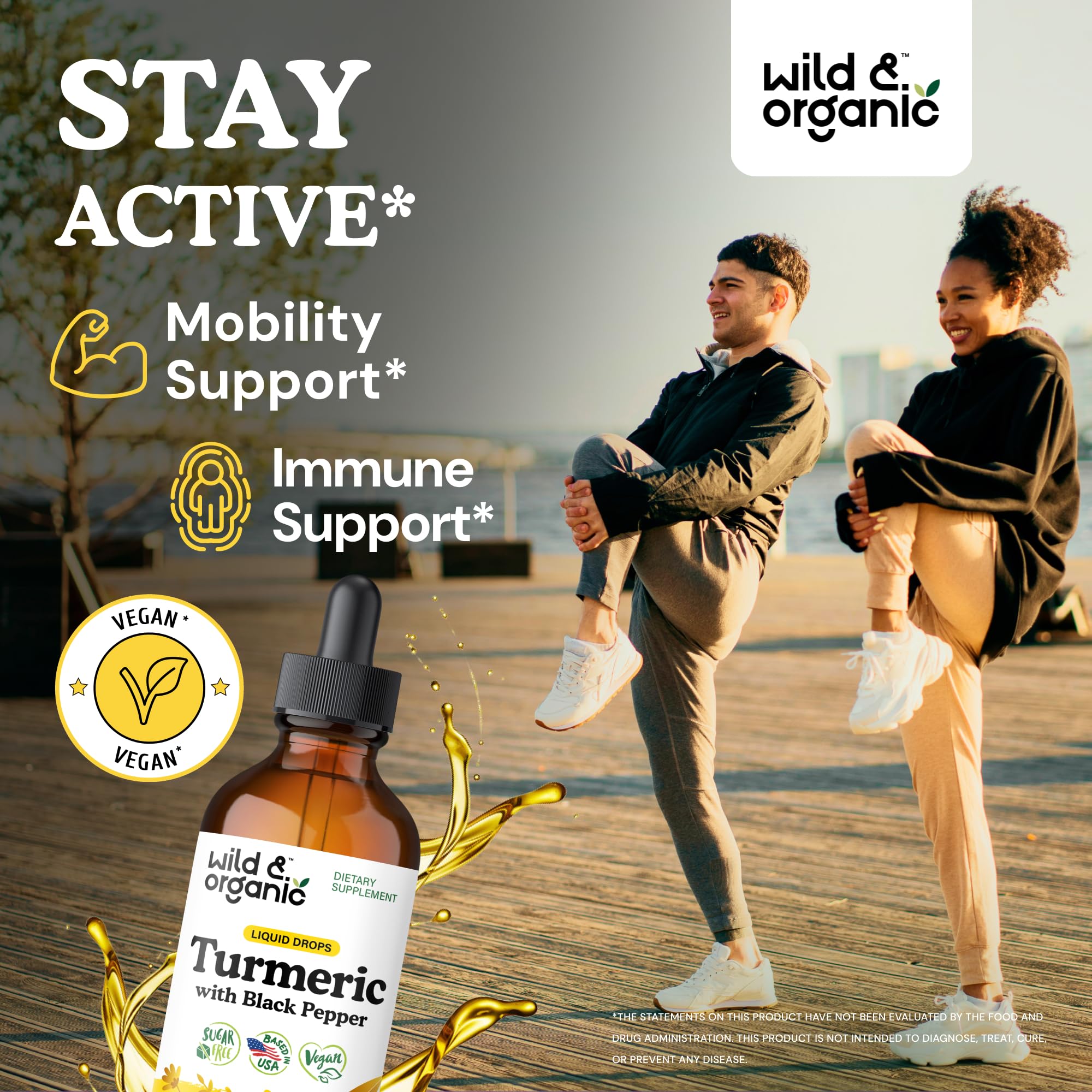 Wild & Organic teinture-curcuma-goutteur: dosage précis pour des portions constantes.