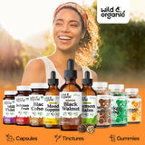 Wild & Organic teinture noix-noire pipette précise pour dosages faciles.