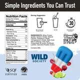 WILD SOCIETY Clear Whey Citrus Punch - poudre goût vif et naturel.