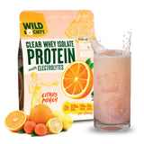 WILD SOCIETY protéine claire isolat en boisson pour récupération musculaire et hydratation.