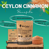 Wild Tusker Cannelle Ceylon – poudre adaptée à cuisson et pâtisserie