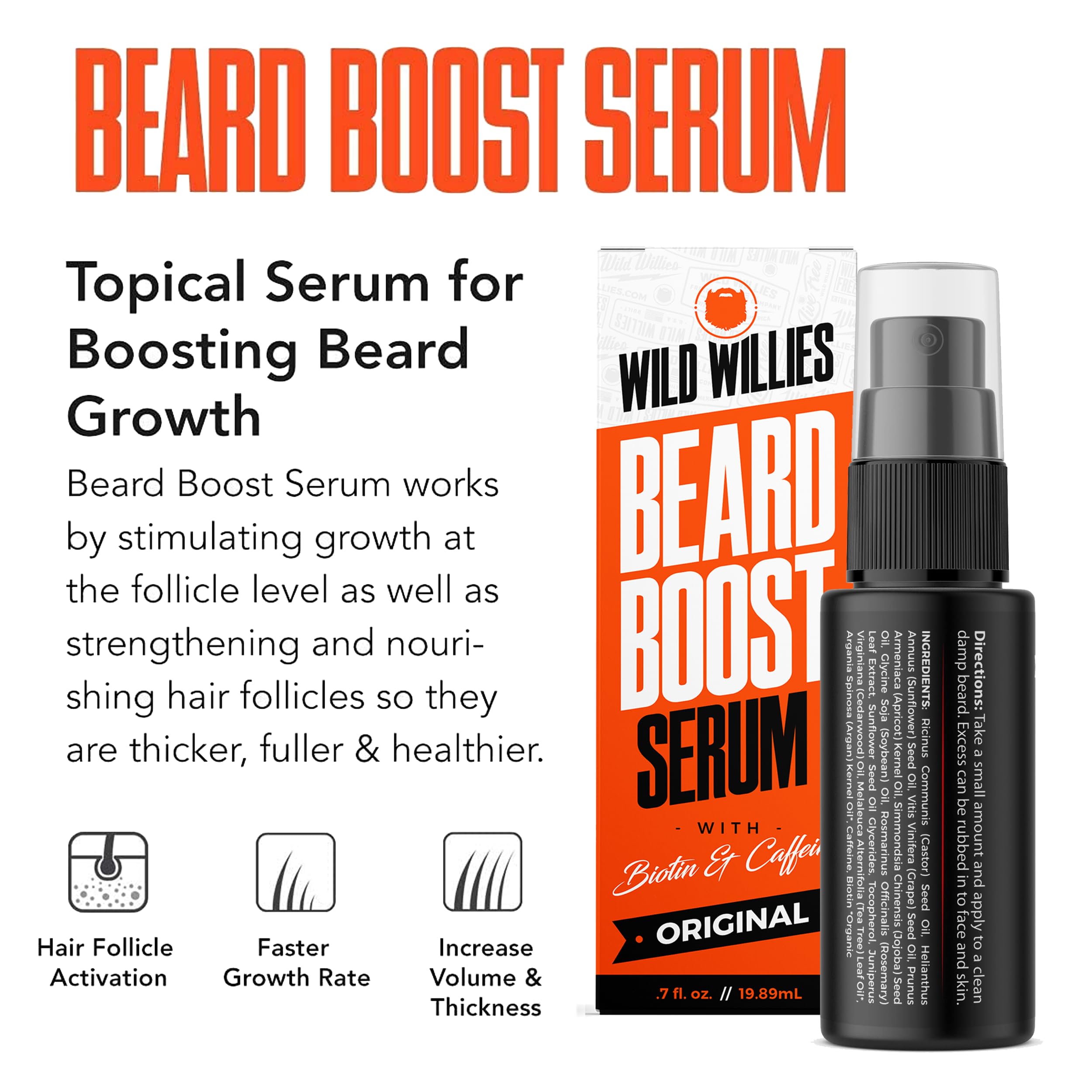 Wild Willies emballage kit barbe, présentation soignée pour votre routine quotidienne.