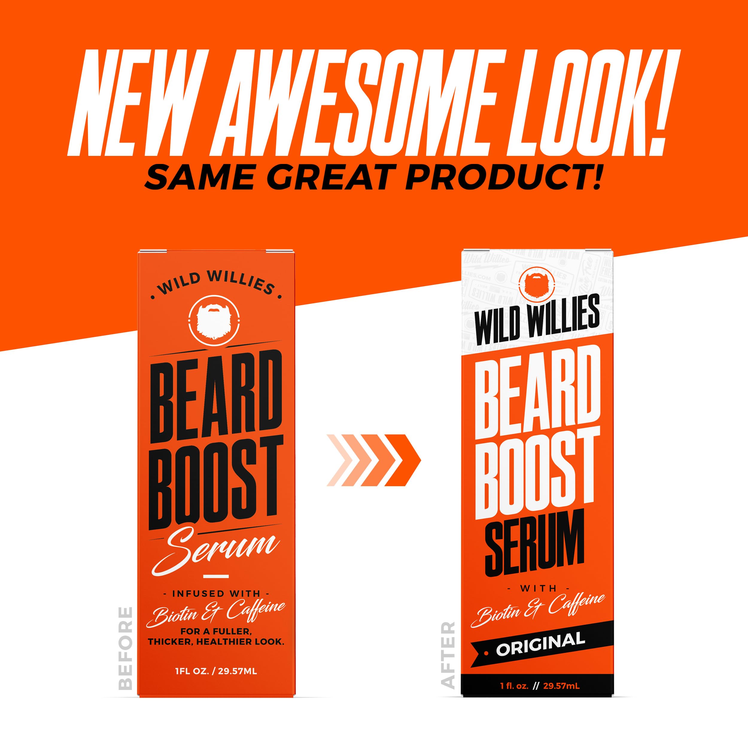 Wild Willies programme tout-en-un barbe, routine pratique pour densité et silhouette.
