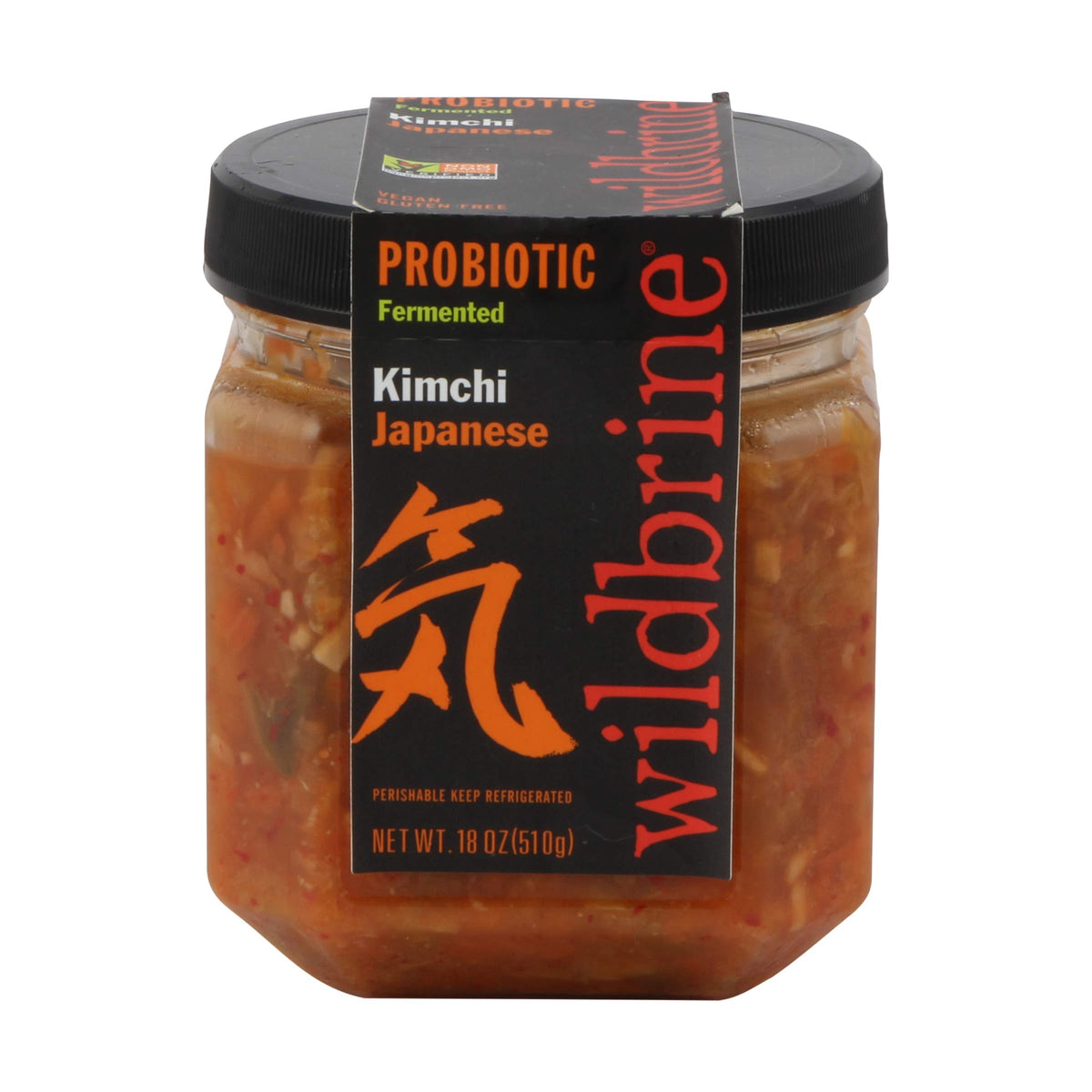 Wildbrine Raifort Kimchi Miso, bouteille – condiment piquant idéal pour assaisonner vos plats
