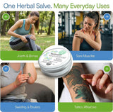 DNA Organics Pommade à la Consoude – ingrédients naturels: consoude, cire d'abeille, huile d'olive.