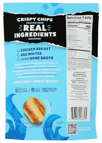 Sachet Wilde chips protéine, textures croustillantes et snack post-entraînement.