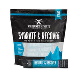 Wilderness Athlete sachets hydratation framboise bleue pour une hydratation pendant l'effort