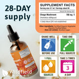 Emballage Wildfield Herbs Chaga 2oz prêt à l’emploi
