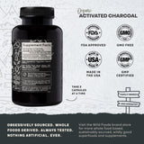 Wild Foods Charbon actif utilisation quotidienne — faciles à intégrer à votre routine.