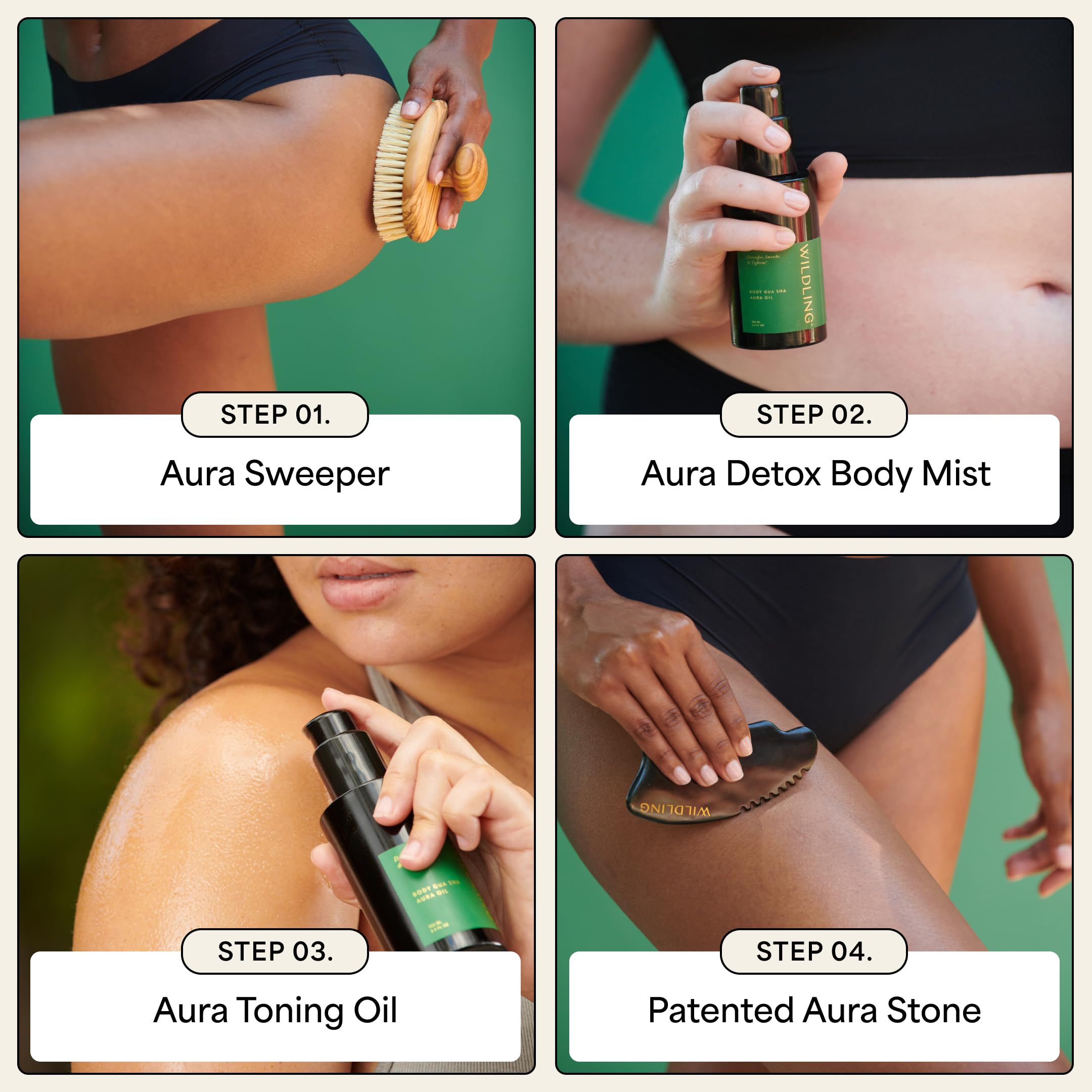 Wildling Aura Stone Gua Sha entretien et nettoyage simples