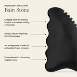 Wildling Aura Stone Gua Sha relaxation et massage sur le corps