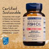 Wiley’s Finest Peak DHA : source sauvage d'Alaska avec pollock et durabilité MSC