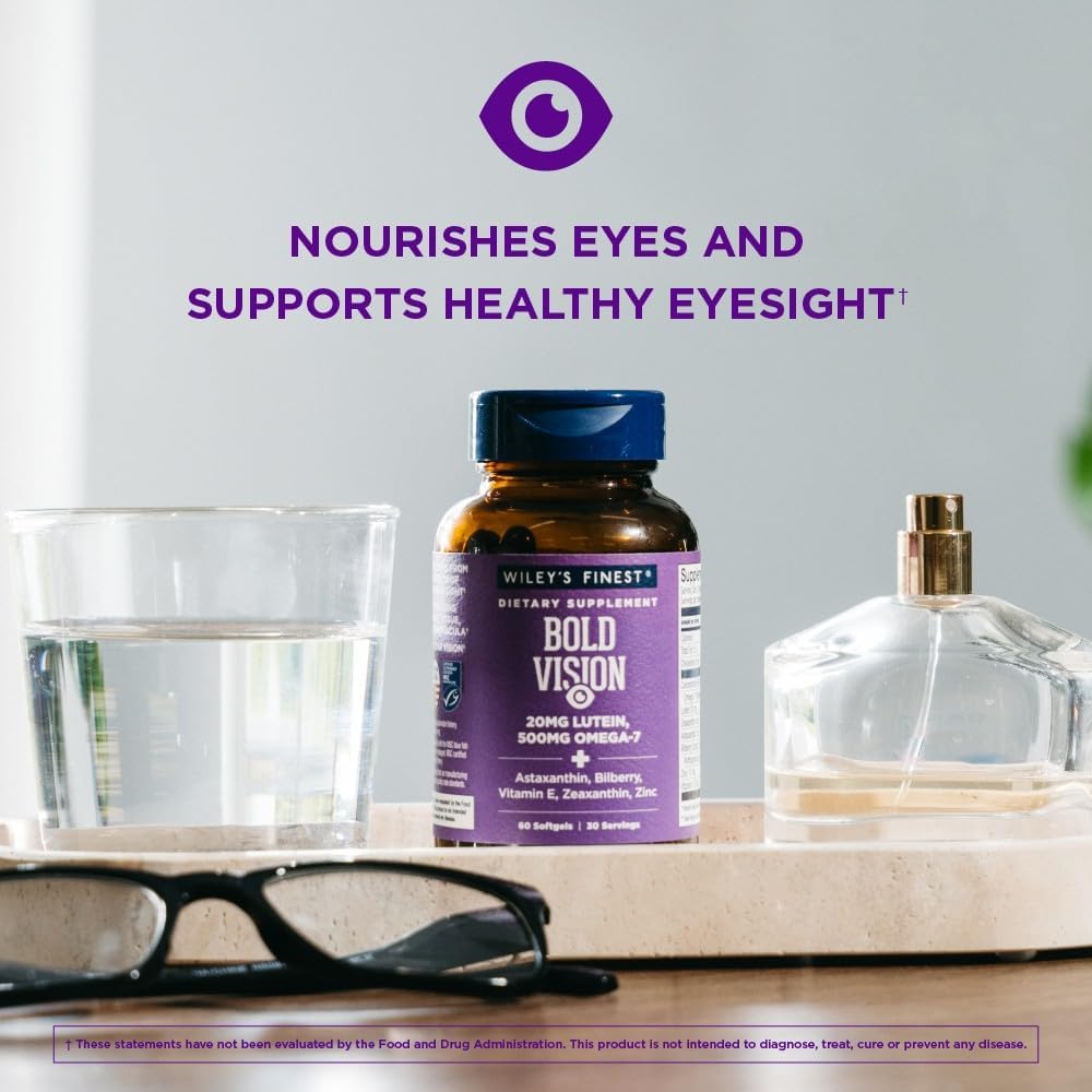 Bold Vision – Oméga-7 et nutriments pour les yeux.
