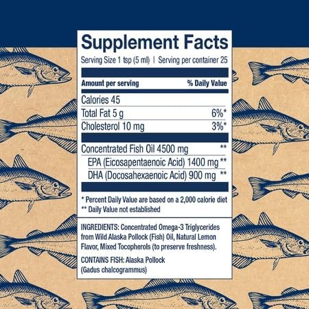 Goutte Wiley's Finest Peak Omega-3 citron, facile à doser chaque jour
