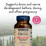Etiquette Wiley's Finest Prenatal DHA indiquant le dosage DHA EPA
