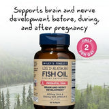 Wiley’s Finest prenatal-dha-etiquette: étiquette informative sur le dosage prénatal
