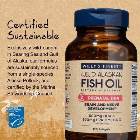 Gélatine de poisson dans Wiley's Finest Prenatal DHA