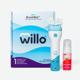 Willo BrushBot Kids: coffret démarrage pratique pour instaurer une routine bucco-dentaire.