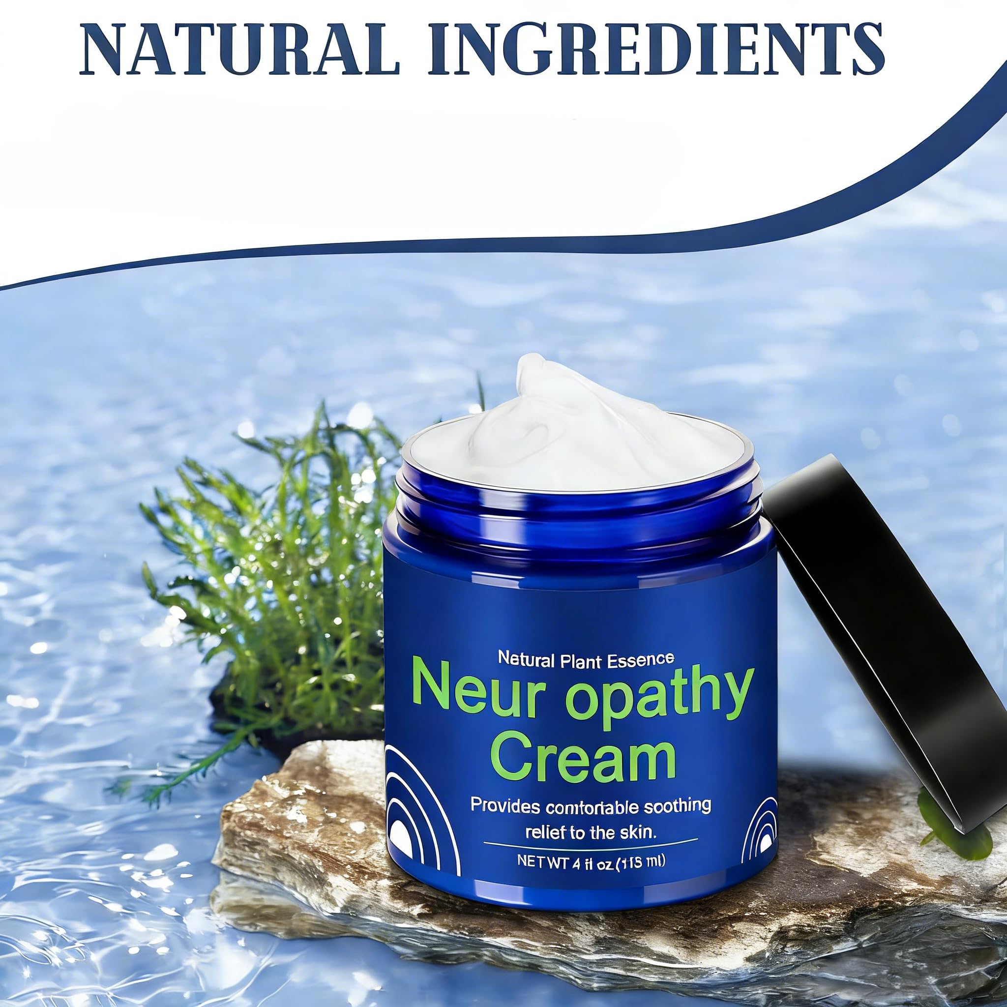 WIN2B Crème neuropathie – emballage pratique et non testé sur les animaux.