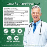 Windboss Liposomal NAD+ : capsules faciles à avaler pour l'énergie au quotidien.