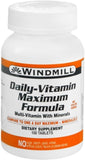 Windmill Vitamines Quotidiennes Formule Max — bouteille, soutien nutritionnel quotidien.