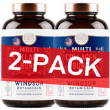 WINDSOR BOTANICALS – Bouteille de capsules thermogenique multi-collagene; énergie et hydratation peau.