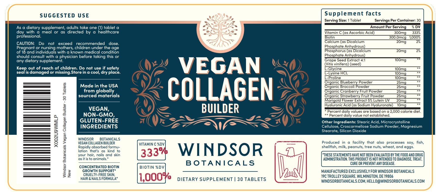 Coffret double Windsor Botanicals collagene vegan, valeur et praticité