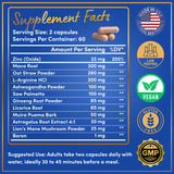 WINDSOR BOTANICALS crinière de lion (Hericium), soutien cognitif et concentration.