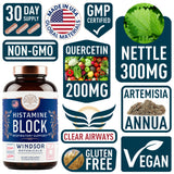 WINDSOR BOTANICALS Dosage quotidien recommandé: deux capsules par jour.