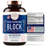 WINDSOR BOTANICALS Étiquette végane et sans OGM pour une consommation consciente.