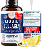 Gouttes Windsor Botanicals – collagène liquide concentré pour peau plus ferme.
