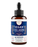 Ingrédients bio Windsor Botanicals, vitamine C et acide hyaluronique visibles.