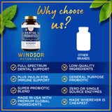 WINDSOR BOTANICALS – inuline prébiotique, soutien du microbiome buccal.