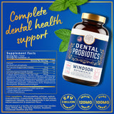 WINDSOR BOTANICALS – lactobacillus paracasei, soutien du microbiome dentaire.