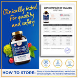 Panax ginseng et Rhodiola Windsor Botanicals, extrait en flacon, énergie soutenue