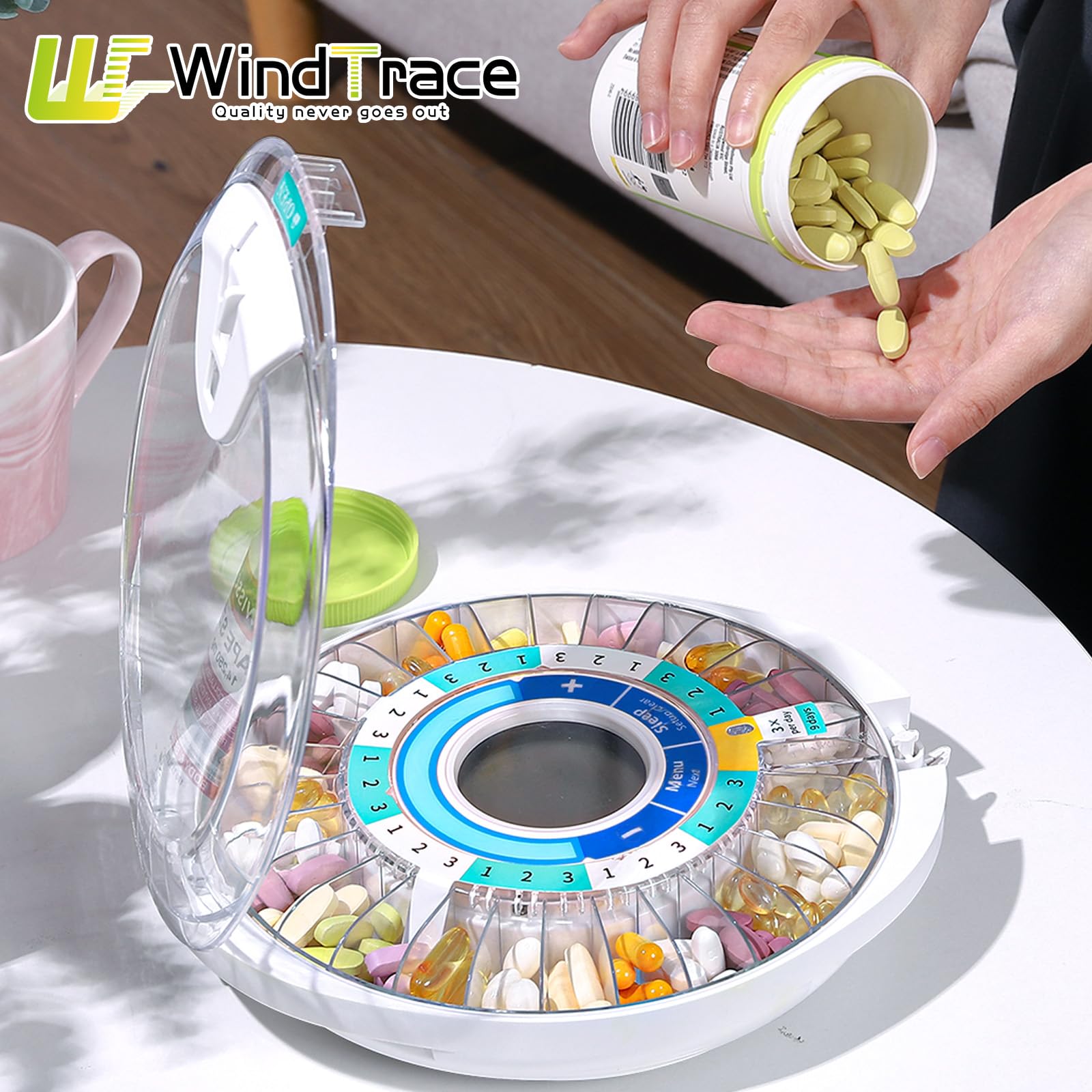Windtrace utilisation-quotidienne simplifie l'organisation quotidienne des médicaments.
