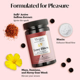 Winged Wellness Love Bites gomme damiana, vitalité féminine et confort