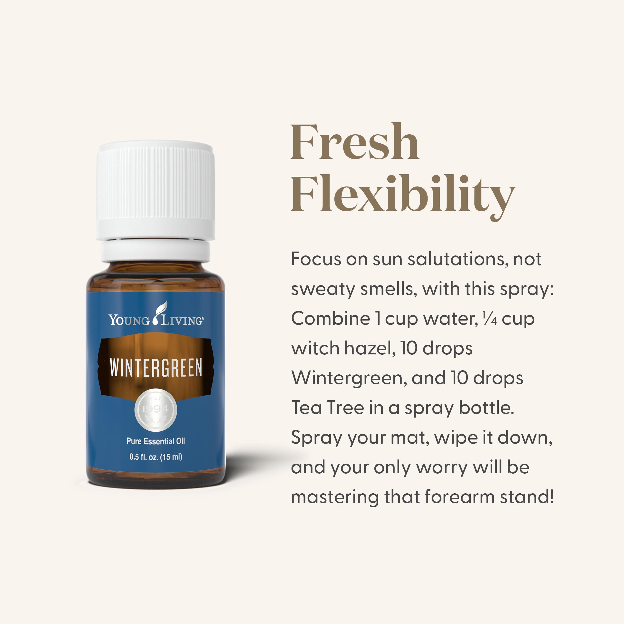 Massage relaxant avec l'huile essentielle Wintergreen de Young Living
